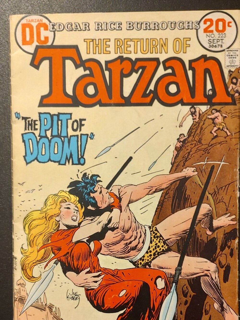 TARZAN #223 DC Written and Art by Joe Kubert Cover by Joe Kubert Opar Burroughs